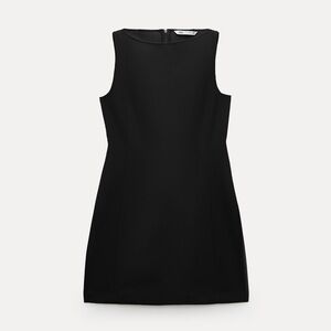 Zara Black Sheath Mini Dress for Cocktail